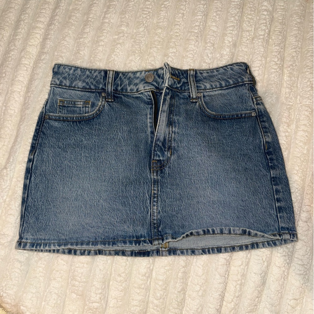 PacSun Blue Denim Mini Skirt